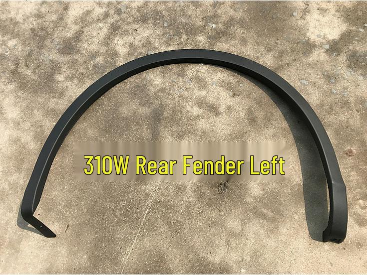 Baojun Front/Rear Wheel Arch Fender with Clips, Stainless Steel