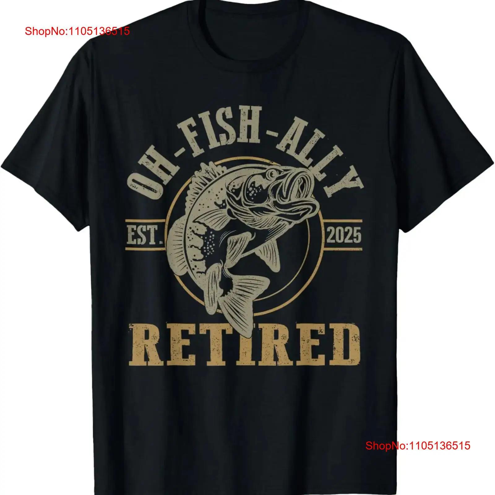 O fish ally Retired Since 2025 Retirement Fishing for Men T Shirt vintage Washed graphic Unisex Top For Everyday Wear Stylish S разноцветный