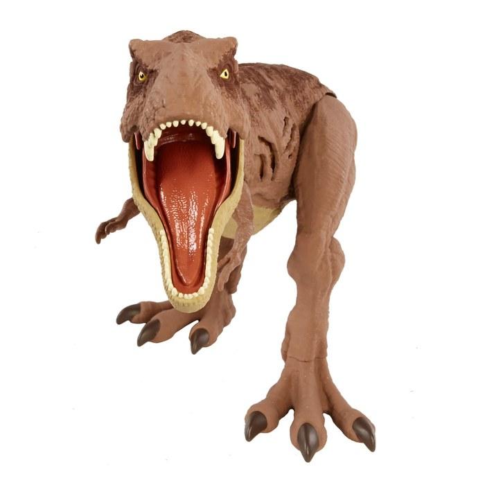 Mattel Jurassic World Damage! T-Rex (43cm) GWN26 Brown (1 Count)