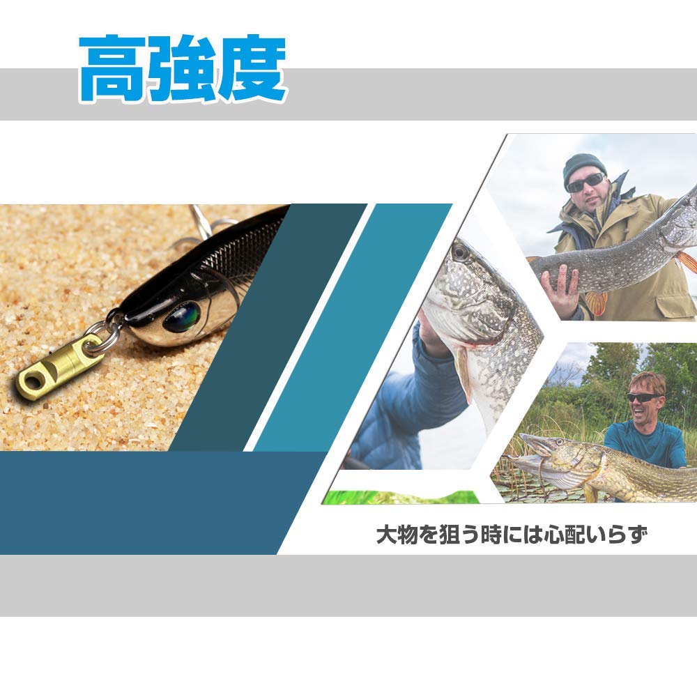 AMYSPORTS Power Brass Fishing Snap High for Sea and DIY 10 250kg Capacity Swivels, Swivels, Swivels, Strength, Fishing, Tackle, Crafts, Pieces,