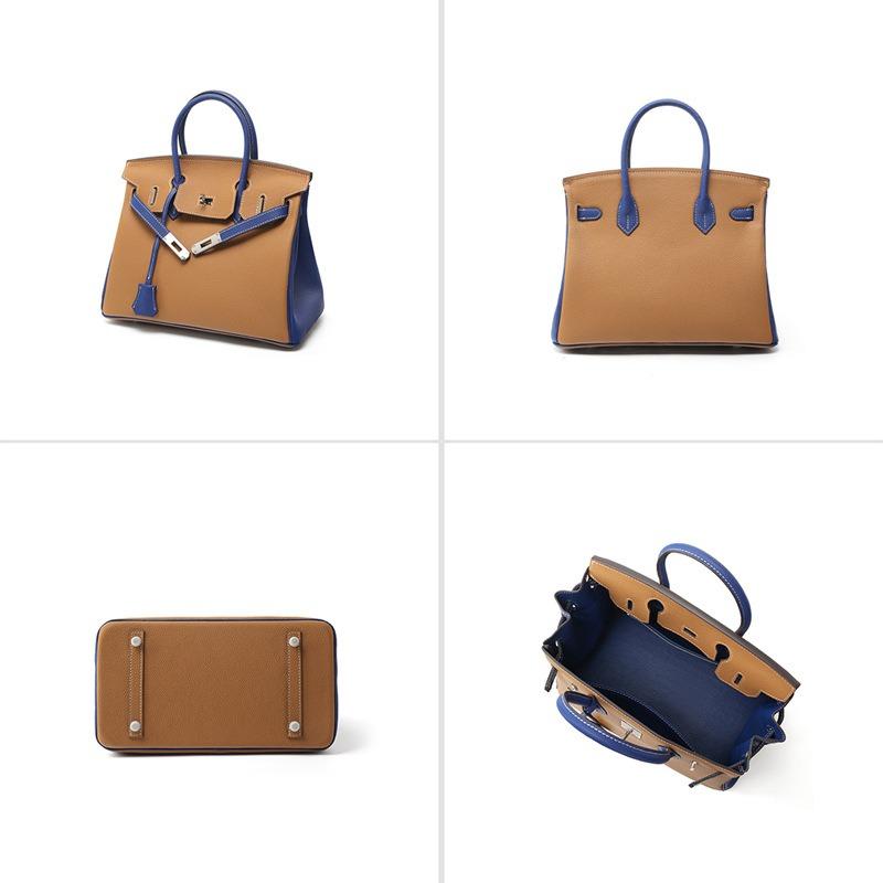 Togo skórzana platynowa torba na ramię, nowa, duża pojemność, skórzana torba o wysokiej pojemności, uniwersalna torebka damska