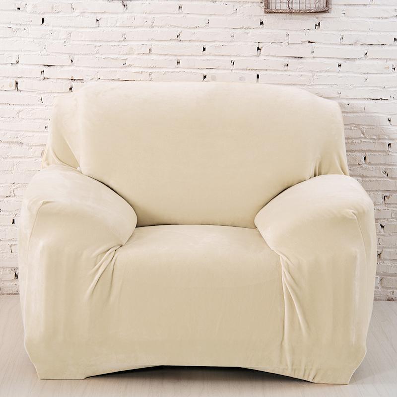 Thick Plush Fabirc Sofa Cover Set 1/2/3/4 Seater Elastic Couch Cover Sofa Covers For Living Room Slipcover Chair Sofa Towel 1Pc