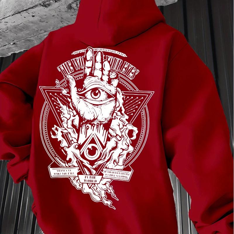 Men's Drawstring Hoodie with Kangaroo Pocket