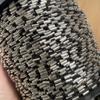 Reiskorn Bunte Paillettenkette Eine Rolle 200 Yards, Drahtperlen Bunte Doudou Perlen DIY Stricken & Häkeln