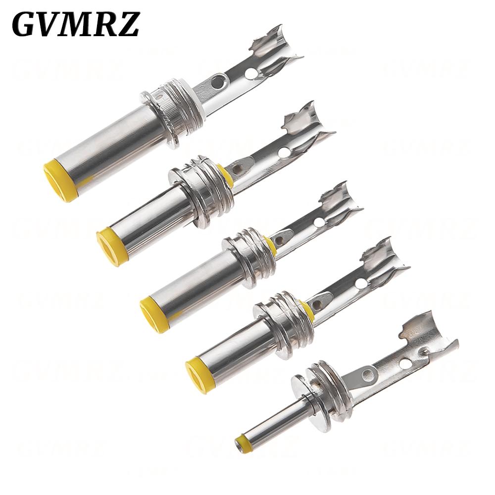 10PCS/lot  DC Power Adapter plug 5.5*2.1mm DC Plug Connector Welding Line Male Plug 5.5x2.5 4.8 1.7 1.35 0.7MM