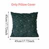 New 45×45cm Christmas Throw Pillow Cover 3D Reindeer Christmas Tree Pillowcase Soft Removable Pillow Cover Home Decoration