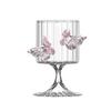 Decorative INS Butterfly Wine Glass INS Champagne Drinkware Glasses High Legged Glass Cup  Women