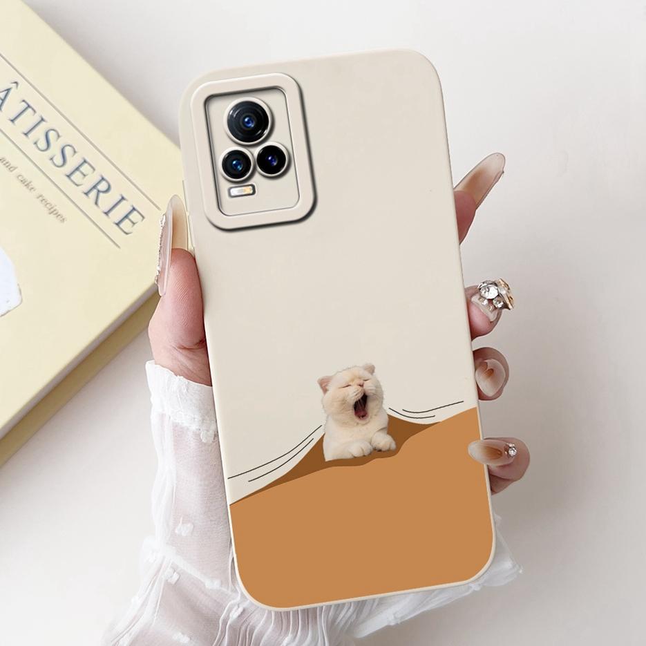 For Vivo V21e 4G Case V2061 Cute Funny Animals Painted Cover Soft Silicone Phone Case For Vivo V21 V 21 e VivoV21e Fundas Bumper