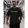 Europäische Größe BEAST MODE 2025 Sommer Outdoor Sport und Freizeit Kurzarm T-Shirts. Neueste Trendige Herrenmode Bedruckte Große T-Shirts