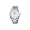 Astron Series Solar Radio Wave Titanium Alloy Men's Watch Solar Quartz Titanium Metal Strap Men's Watch Silver Dial SBXY029