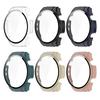 Screen Protector Case with Tempered Glass Protective Cover Anti-Scratch Screen Protector Full Cover Case for Haylou Watch R8