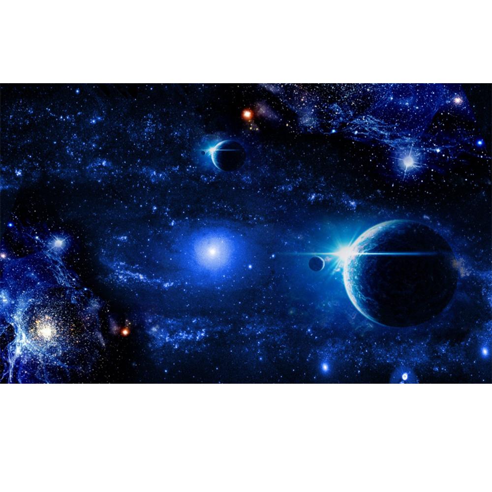 Starry Sky Ceiling Wall Mural 3d Planet Space Wallpaper Removable Large Wall Sticker For Living Room Bedroom Murals