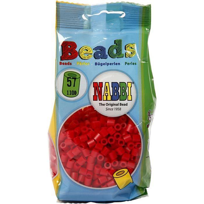 Ironing Beads - Nabbi - Ref 751310 - Red - Mixed - From 5 Years