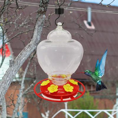 Outdoor Hängen Kolibri Feeder Abnehmbare Leck Beweis Vogel Feeder Lebensmittel Container Für Garten Hof