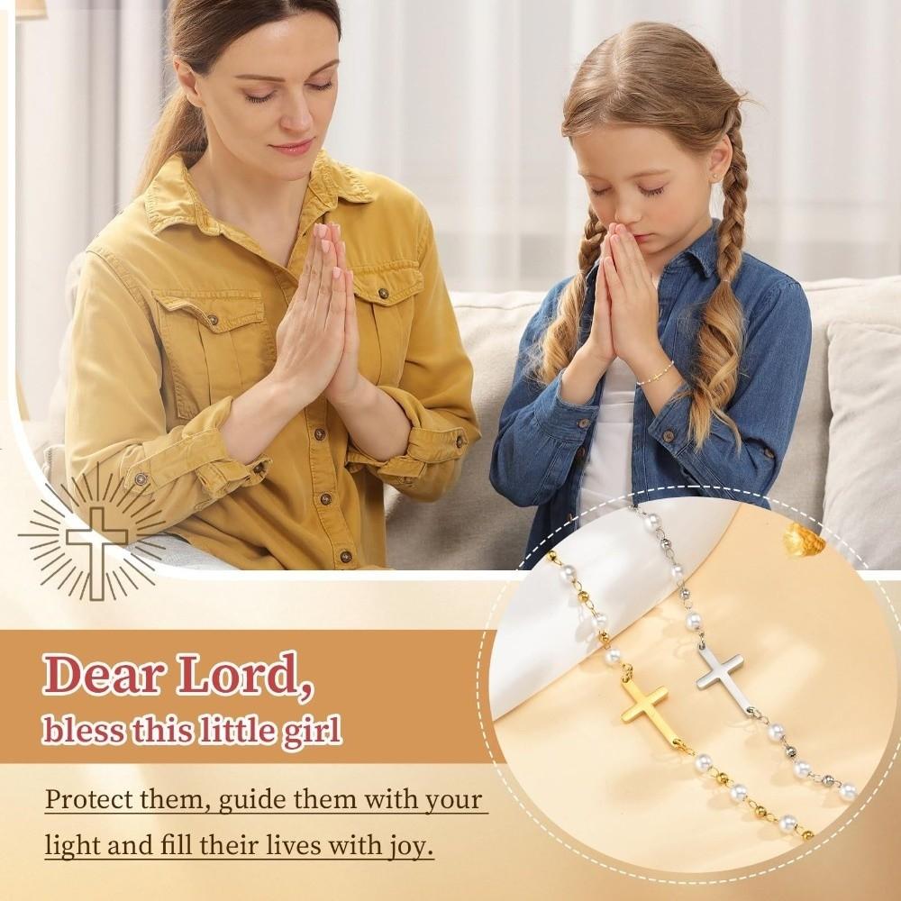 4mm Pearl Pearl Bracelet Adjustable Women's Jewelry New Cross Chain Bracelet Daily Wear