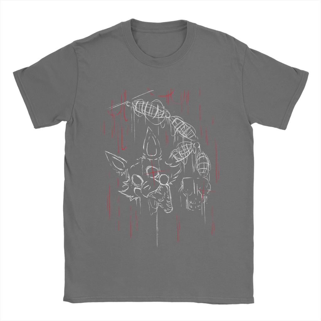 Mangle Freddyed Bonnie Spiel T-Shirts Herren Neuheit Reines Baumwoll-T-Shirts Rundhals Kurzarm T-Shirts Geschenk Oberteile