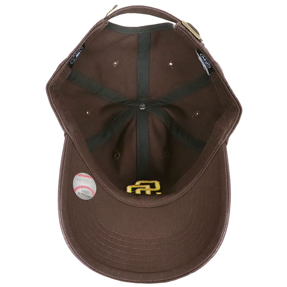 Forty Seven Baseball Major League Baseball for Boys and San Diego Padres Brown Kids' Cap, Logo, Low-Profile Cap, Girls, Design, [Used]