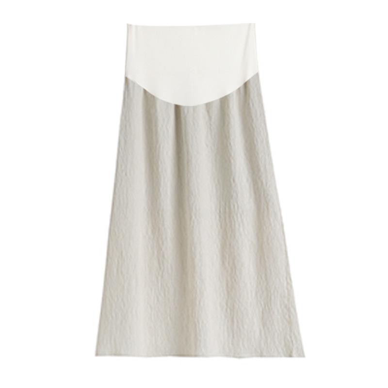 Plissierter Umstandsrock - Leicht, locker geschnitten, mittellang mit Seitenschlitz