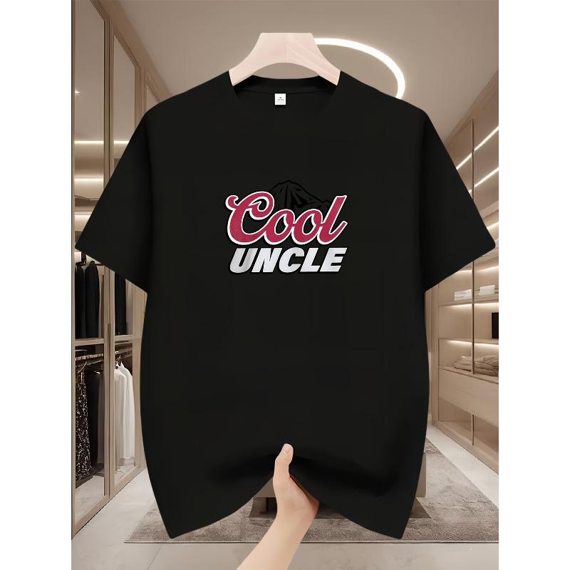 

European size Men S Cool Graphic T-Shirt , Short Sleeve, Casual Summer Tee with Print, Breathable Round Neck, Casual Attire for Men 4XL чорний