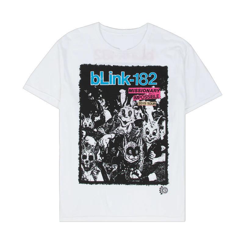 Blink 182 Missionary Impossible Tour 2025 T-Shirt 2 Sides Unisex T-Shirt S
