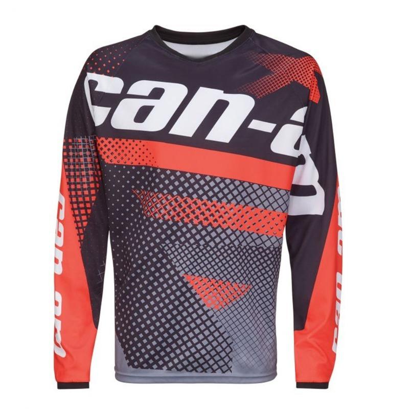 Motorcycle Racing Long-sleeved T-shirt, Suitable for Both Men and Women 3D Printed Breathable and Sports T-shirt.