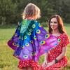 Childrens Peacock Costume Set With Mask And Wings For Halloween And Party Dress Up