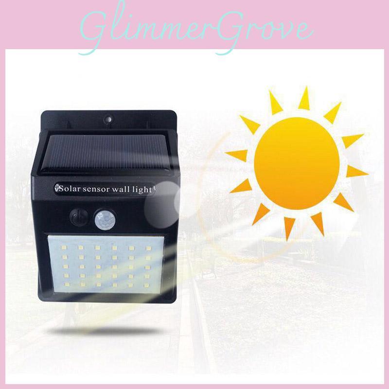 Exceptional Solar Power 30/35/40 Led Pir Motion Sensor Wall Light For Outdoor Security