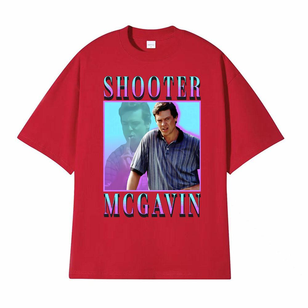 Shooter Mcgavin Homage Pop Culture Happy Gilmore Tshirts Men Women Vintage High Street T Shirt Cotton Casual Humor Tshirt Tops S