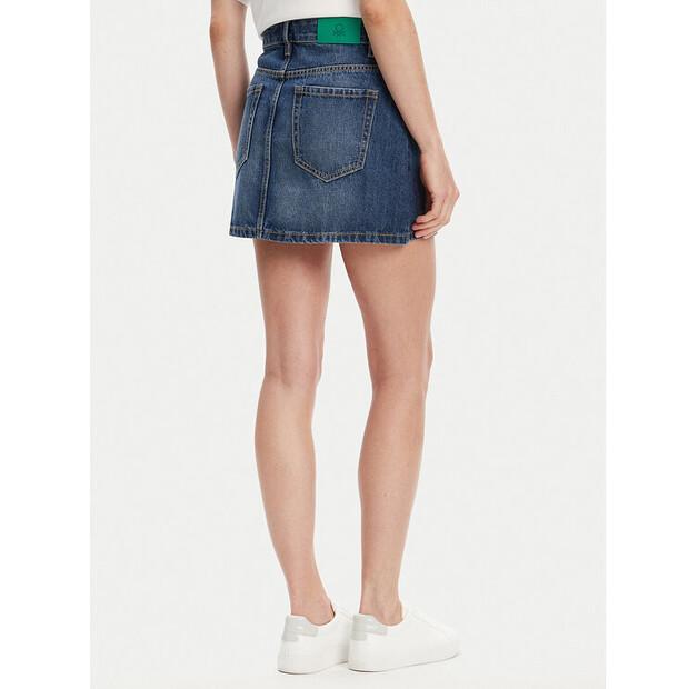 Denim Skirt United Colors Of Benetton 4AW7D004U