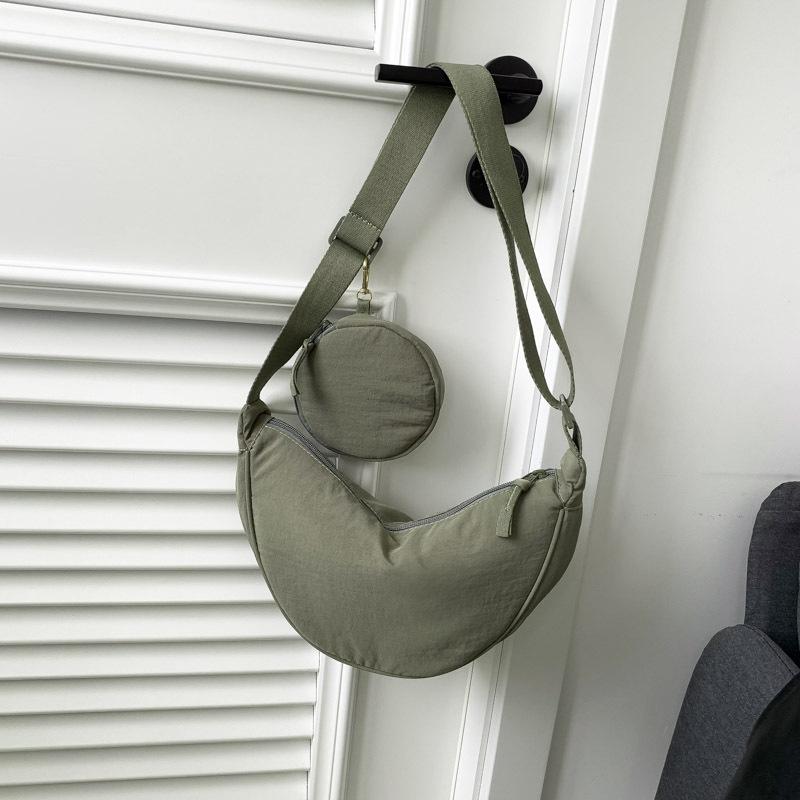 

Японские женские сумки, популярные маленькие сумки, женские повседневные универсальные сумки-пельмени Tide, небольшие свежие сумки-мессенджеры через плечо зелёный