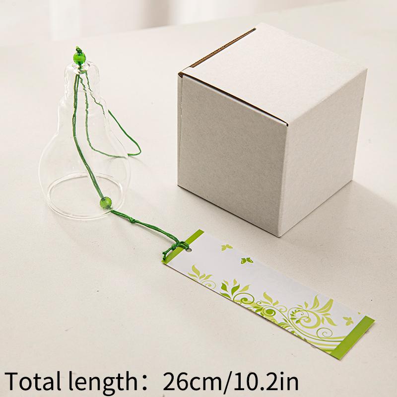 Japanese Wind Chimes Romantic Wind Bells Handmade Glass Hanging Pendants Outdoor Garden Decoration Ornaments Birthday Gifts