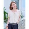BETU Women's Embroidered Puff Sleeve Shirt