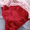 Men Sissy Lace See Through Panties Sexy Satin Thong Briefs Underwear