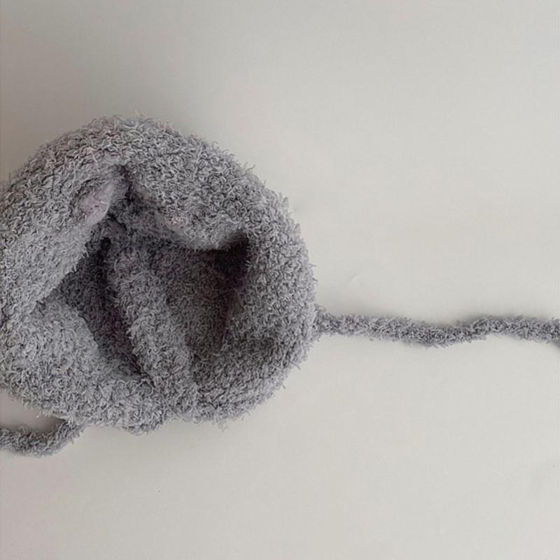 Cute Cap Autumn Winter Kids Newborn Baby Cap Knitted Warm Crochet Rabbit Ear Beanie Unisex Baby for 5 months to 3 Years