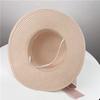 Hat women's spring summer versatile travel ribbon bow streamer big eaves hat sun protection big edge straw hat