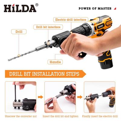 HILDA Rechargeable Electric Hammer Drill Set