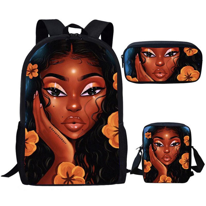 Nonspecific Girls School Backpack Set With Pencil Case For Daily Use And Storage Solution
