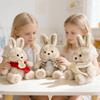 Tie-Dye Rabbit Plush with Scarf - Children's Comfort Doll Gift