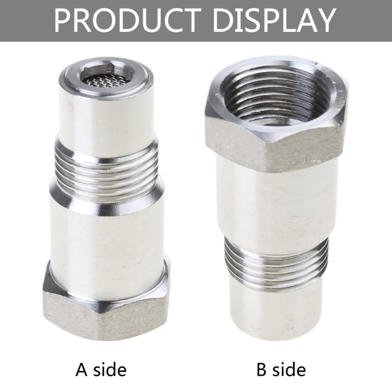 Oxygen O2 Sensor Spacer Adapter CEL Fix Check Engine Light Eliminator with Catalytic ConverterConnector Extension Filter