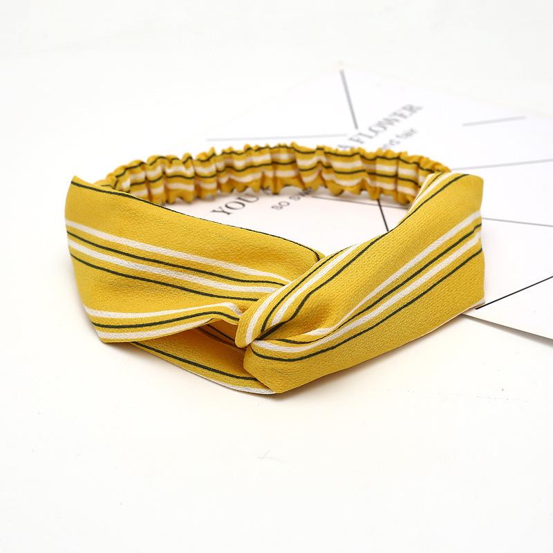 Women Girls Summer Bohemian Hair Bands Print Headbands Retro Cross Turban Bandage Bandanas HairBands Hair Accessories Headwrap