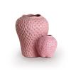 Strawberry Shape Ceramic Vase, High-End Hydroponic Flower Container, Nordic Minimalist Desk Decor for Living Room