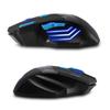 Wireless Gaming 4800 7 Ergonomic LED Lightweight and Compatible with Black Mouse, DPI, Buttons, Design, Energy-Efficient Design, Optical, Portable,