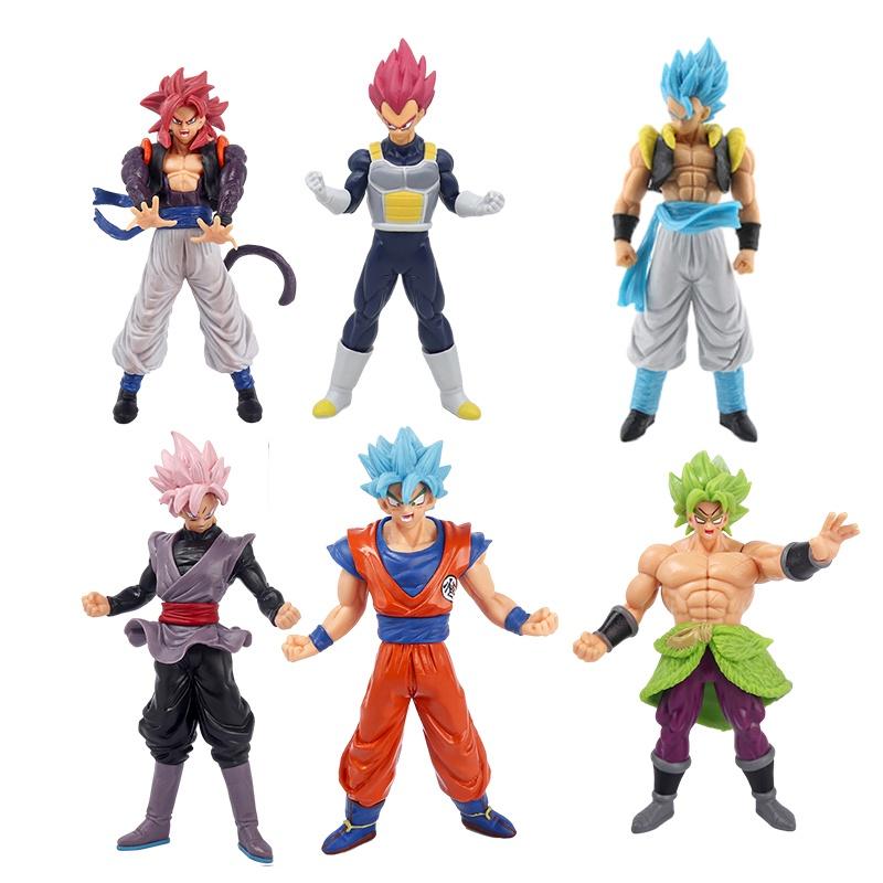 Dragon Ball Handheld Figures 18cm Pvc Material Cartoon Anime Style