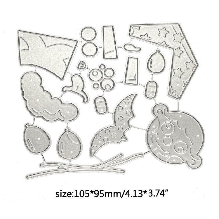 Cute Clown Die Cuts Exquisite Die Cuts Stencil Gift Making Accessory Anti-defor