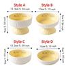 Ceramic Elevated Cat Bowl Anti-Vomiting Cute Pet Food Water Bowl Stable Large Caliber Pet Food Dispenser Dog Accessories