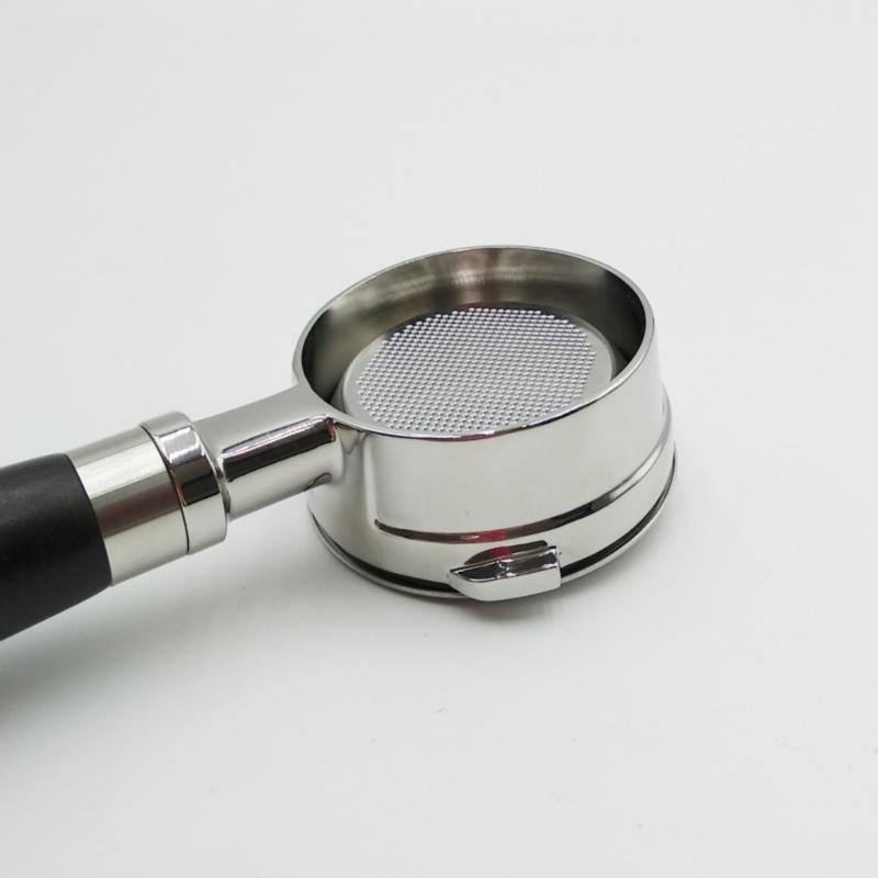 Three Ear 58mm Bottomless Portafilter Solid Wood Handle for Espresso Machines Accessories Commercial Coffee Equipment