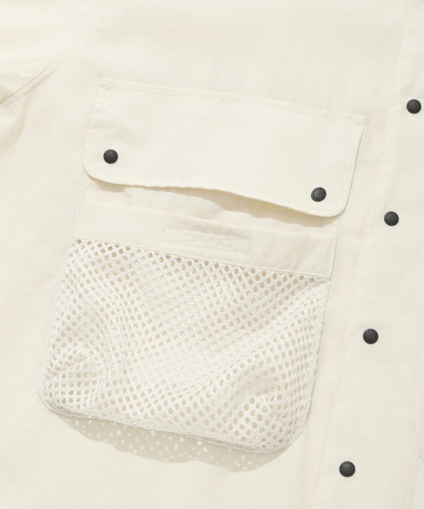 COVERNAT 2Pk Utility Shirt Ivory