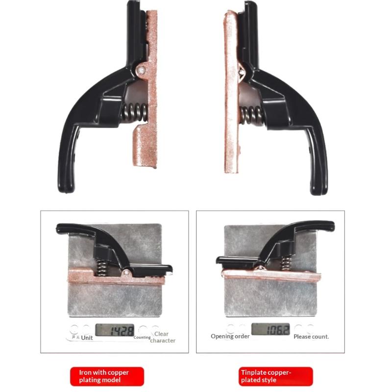 1Pcs Copper Heavy Jaw Holding Plier With Soft Handle 300 Amp Welding Electrode Holder For Arc Mma Welder