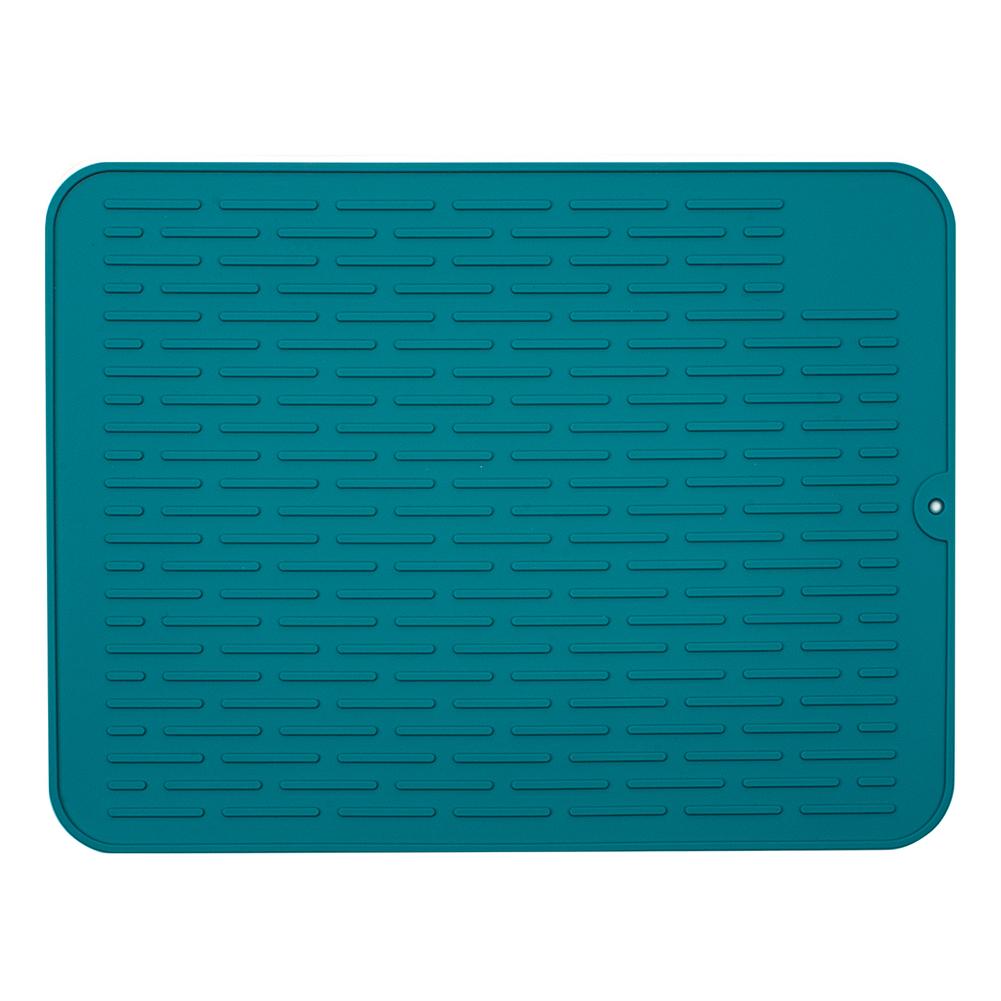 Серая Черная Зеленая Розовая Коврик для сушки посуды Силиконовый коврик для посуды Коврик для раковины Силиконовый Нескользящий Быстросохнущий Многофункциональный зелёный 2350₽