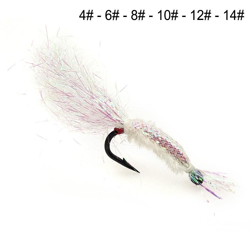 Bait Fly Hook Ice Shrimp Lure 2g/pcs 4/6/8/10/12/14